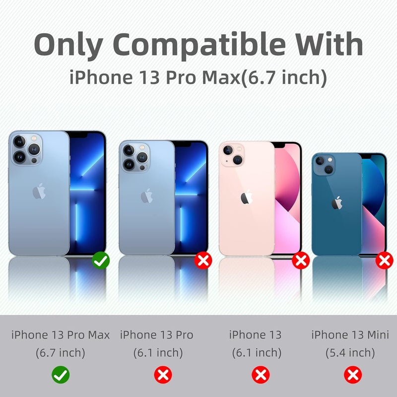 K TOMOTO Compatible with iPhone 13 Pro Max Bumper Case (6.7 Inch), Liquid Silicone Protective Frame [Raised Edge & Drop Protection] Silky and Soft Touch, Red - Image 2
